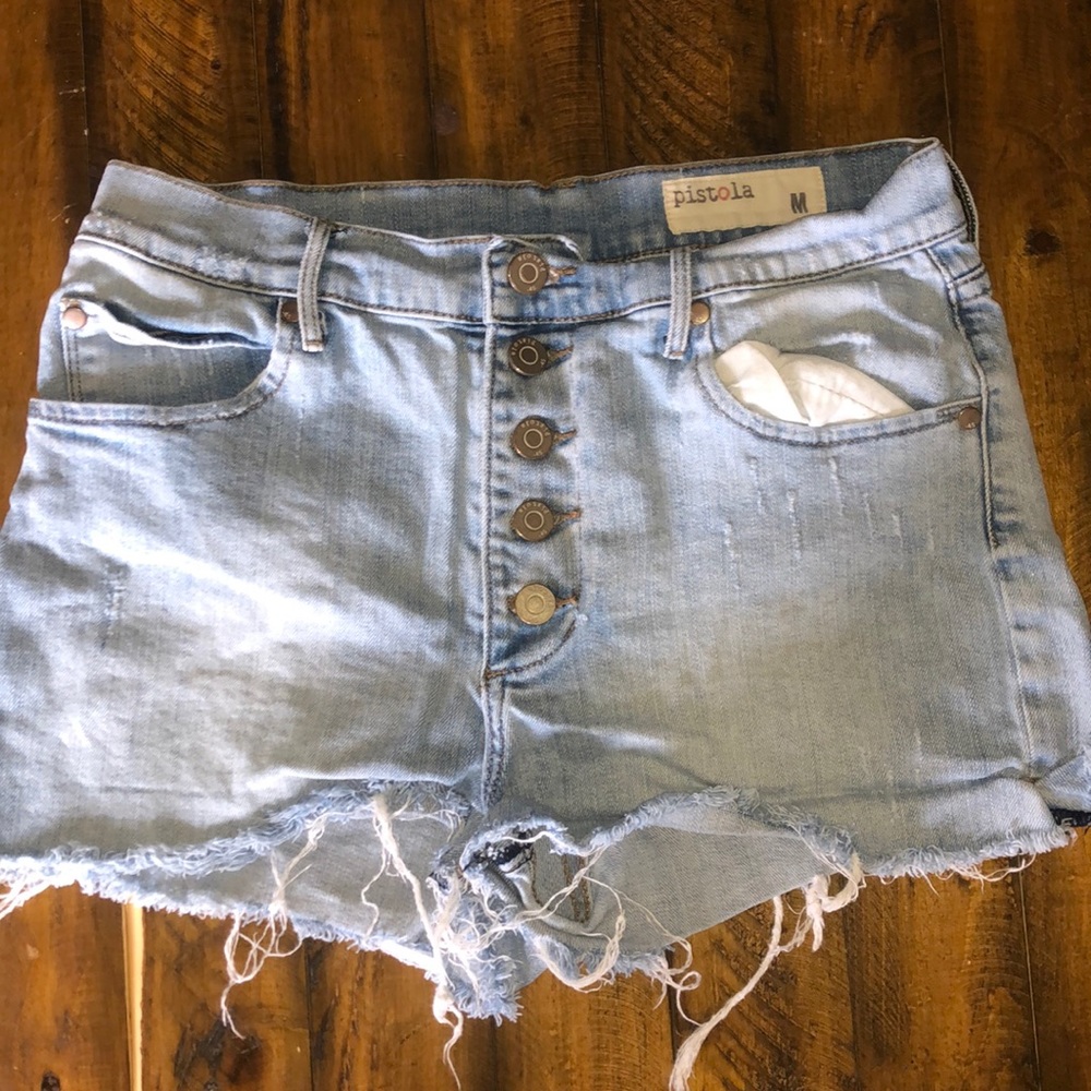 Denim shorts